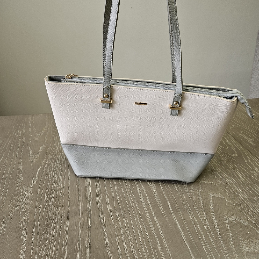 Lovevook Women's Tote Shoulder Bag with gold embellishments